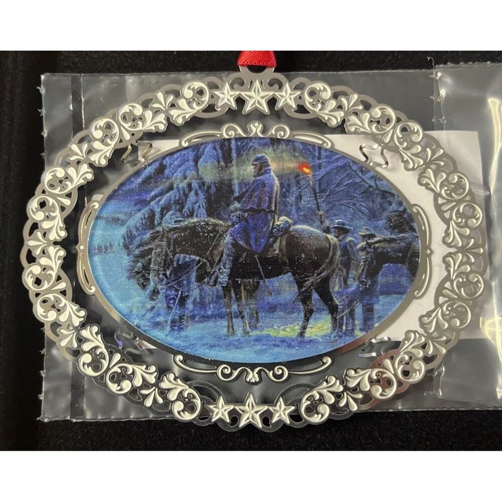 2016 Mort Kunstler Christmas Ornament Timber Ridge Civil War The Winds of Winter
